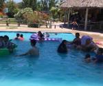 Mitigan calor en las albercas y balnearios