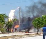 Explota pipa de gas; dos j&oacute;venes heridos
