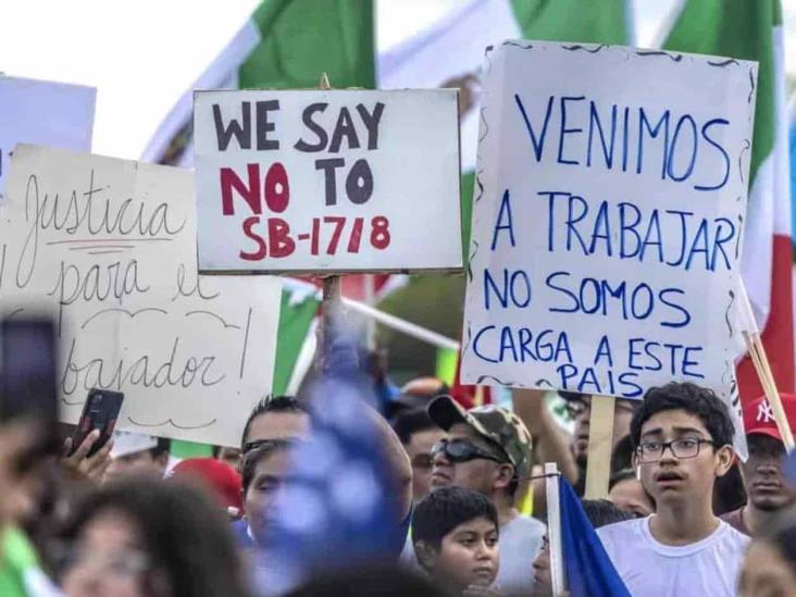 Protestan en Florida por ‘ley antimigrante’ Protestan en Florida por ‘ley antimigrante’
