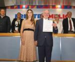 Santiago Creel se registra en el PRI para contender por candidatura del Frente
