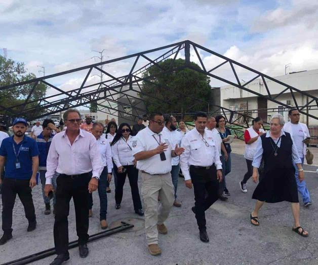 Autoridades y organizaciones equipan refugio para migrantes en Matamoros