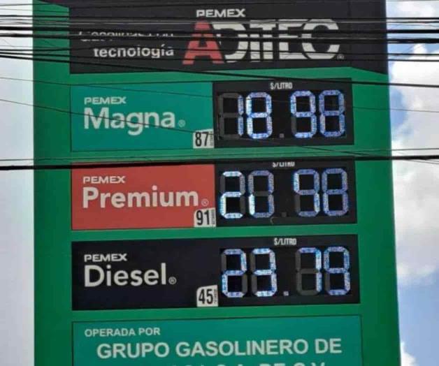 Persiste elevado precio del di&eacute;sel