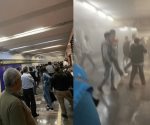 Usuarios denuncian retrasos y humo en andenes de Línea 3 del Metro