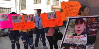 Protestan familiares de jóvenes desaparecidos en Victoria