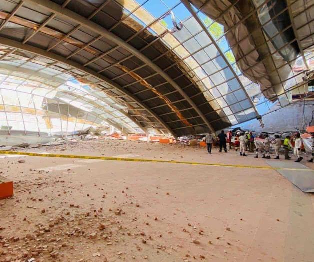 Colapsa techo de colegio Repiso en Victoria