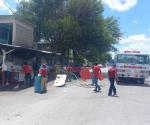 Arde taquería en colonia Morelos