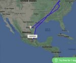 Sale vuelo de NL a Madrid y lo desvían en EU...a la CDMX 