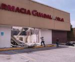 Inician demolición de farmacia Guadalajara