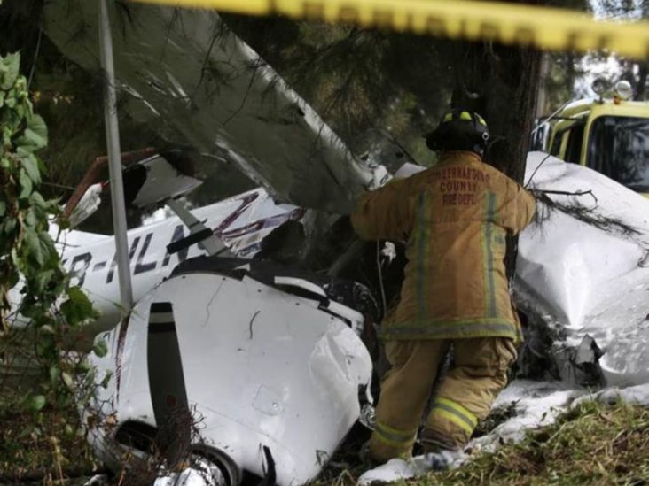 Desplome de avioneta deja tres muertos en Veracruz Desplome de avioneta deja tres muertos en Veracruz