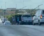 Se registra doble asalto frente a Parque Industrial de Reynosa