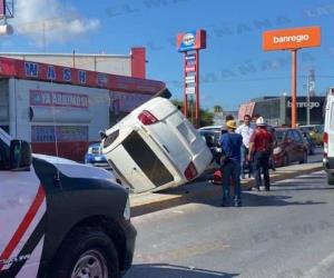 Accidente en el bulevar Morelos.