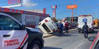 Accidente en el bulevar Morelos.