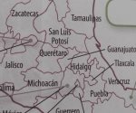 Señalan error en mapa de México en los libros