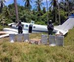 Se estrella avioneta cargada con cocaína en Chiapas