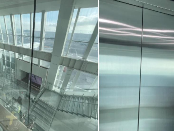 Pasajeros se atoran en elevador de AICM Pasajeros se atoran en elevador de AICM