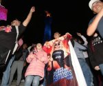 Festejo por Wendy Guevara terminó en el Ángel de la Independencia