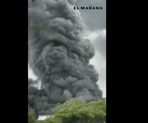 Se incendia Parque Industrial en Mérida