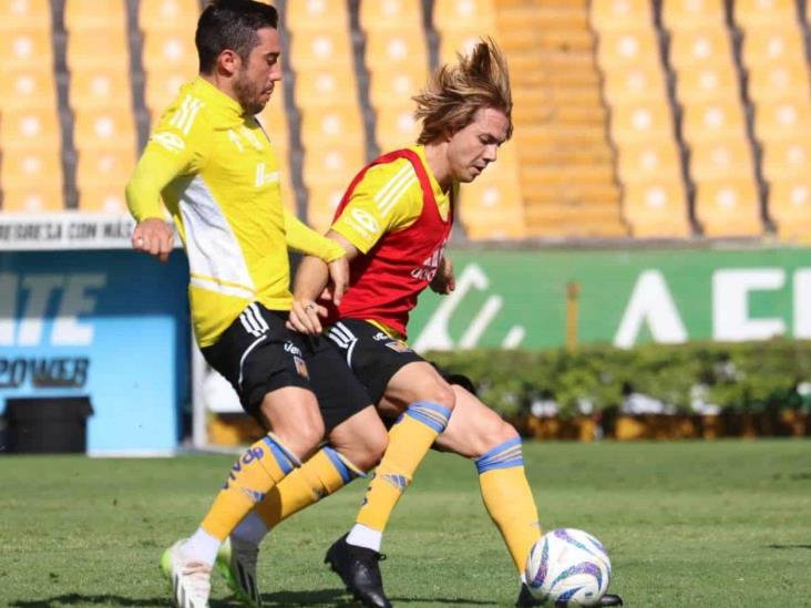 Entrena Tigres trabajo táctico para enfrentar a Necaxa Entrena Tigres trabajo táctico para enfrentar a Necaxa