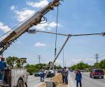 Gobierno de Matamoros moderniza alumbrado