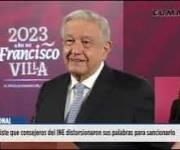 AMLO insiste que consejeros de INE distorsionaron sus palabras para sancionarlo