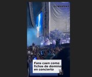 Fans caen como fichas de domino en concierto de Lana del Rey