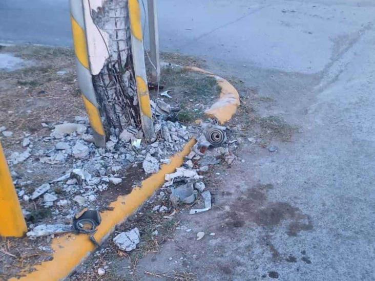 Persiste grave daño a poste de alta tensión Persiste grave daño a poste de alta tensión