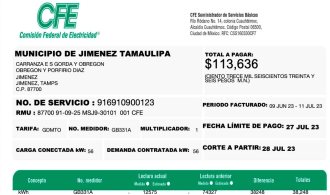 Presidencia municipal de Jiménez sin electricidad Presidencia municipal de Jiménez sin electricidad