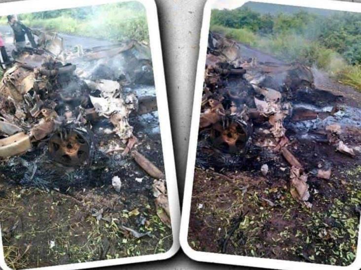 Queman con molotov vehículo de limoneros Queman con molotov vehículo de limoneros