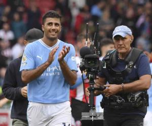 Gol de Rodri sella la victoria de Man City 2-1 ante Sheffield United