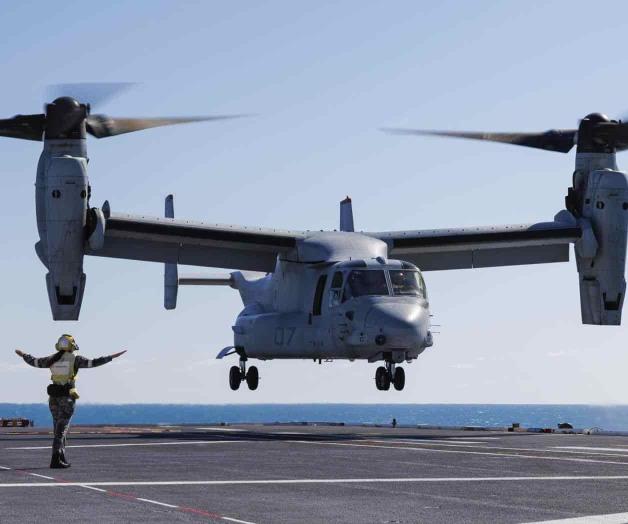 Mueren 3 infantes de Marina de EU al caer avi&oacute;n en Australia