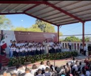Tamaulipas | El gobernador rinde honores a la bandera y da el banderazo de inicio del ciclo escolar 2023-2024 en la Primaria Gral. Alberto Carrera Torres