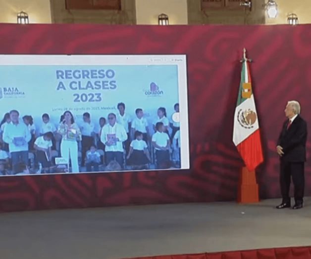 AMLO inaugura ciclo escolar 2023-2024