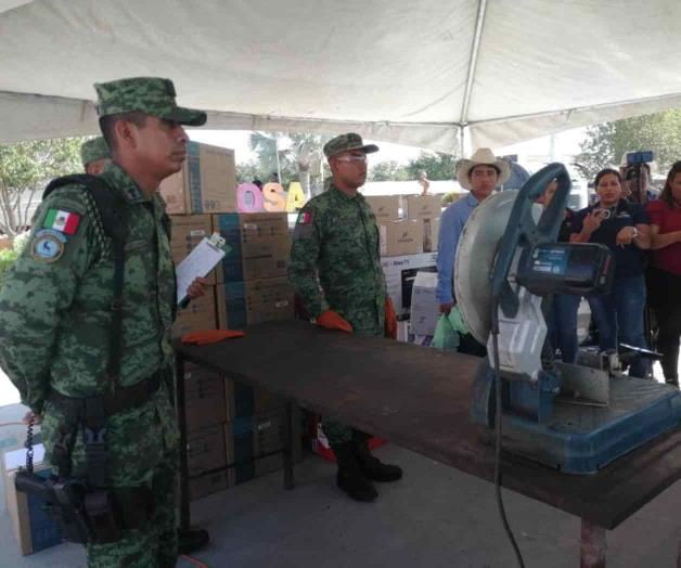 Inicia en Reynosa programa de canje de armas