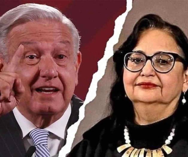 Acusa AMLO a Ministra Piña de cinismo y violar la ley
