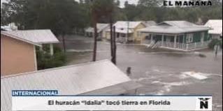 El huracán "Idalia" tocó tierra en el estado de Florida