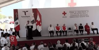 Participación del gobernador en la toma de protesta del Consejo Estatal de la Cruz Roja Mexicana Delegación Tamaulipas