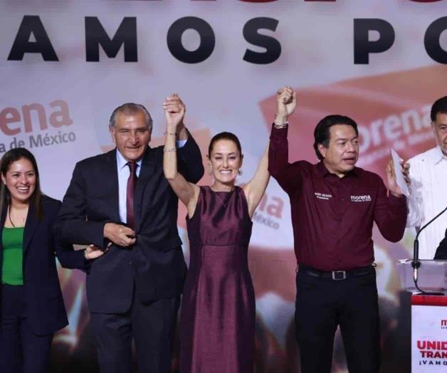 Gana Sheinbaum encuestas de Morena; Ebrard impugnar&aacute;