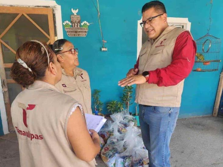 Entregan despensas de Bienestar; falta la Villa Entregan despensas de Bienestar; falta la Villa