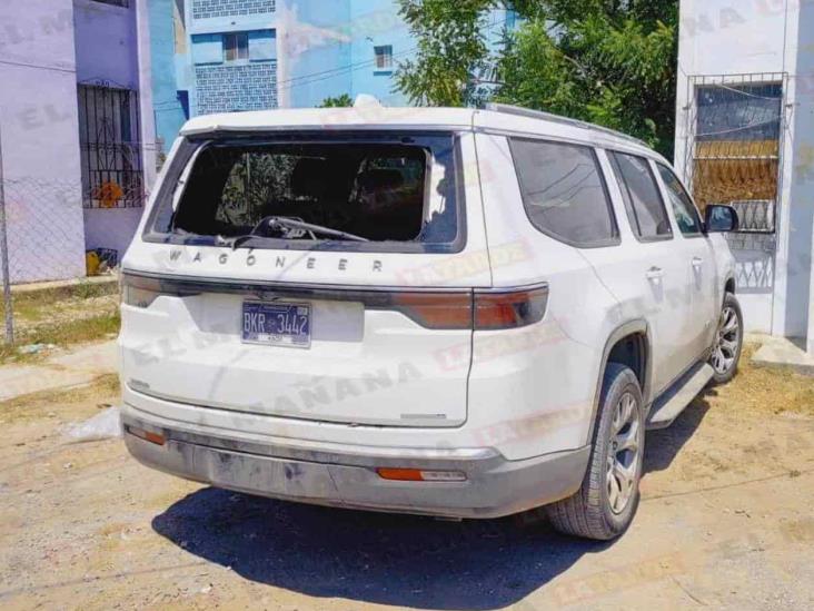 Aseguran camioneta y armas tras agresión a Guardia Estatal en Reynosa Aseguran camioneta y armas tras agresión a Guardia Estatal en Reynosa