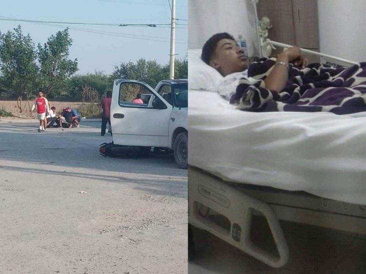 Piden apoyo para joven atropellado en Río Bravo Piden apoyo para joven atropellado en Río Bravo