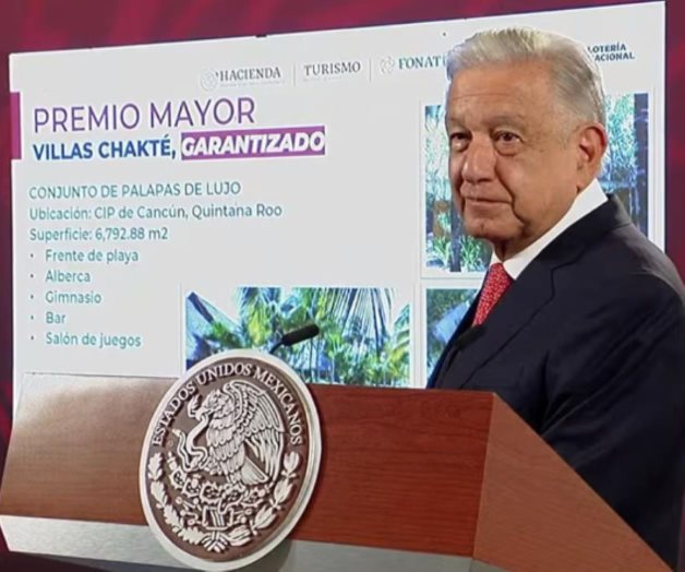 AMLO invita a la rifa de casa de descanso para presidentes en Cancún AMLO invita a la rifa de casa de descanso para presidentes en Cancún