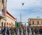 Realizan en Matamoros desfile conmemorativo