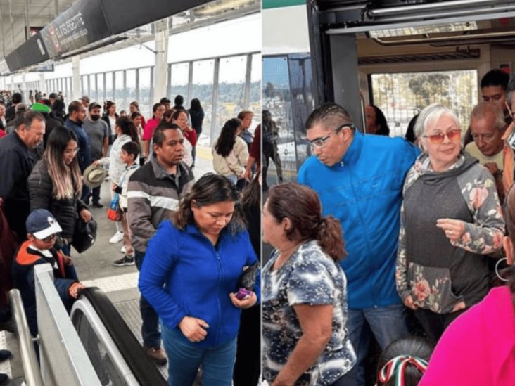 Con más de 100 pasajeros por hora, el primer día del Tren Interurbano Con más de 100 pasajeros por hora, el primer día del Tren Interurbano