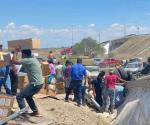 Rapiñan victorenses tráiler con camarón
