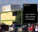 Pánico en secundaria de Matamoros por amenaza de muerte