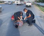 #Policía / Accidente en la carretera a Río Bravo, frente al Cuartel Militar en #Reynosa.