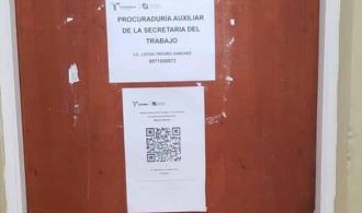 Permanecen puertas cerradas de la Procuraduría de la Defensa del Trabajo Permanecen puertas cerradas de la Procuraduría de la Defensa del Trabajo