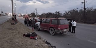 #REYNOSA Accidente vial en carretera a Río Bravo deja solo daños materiales.