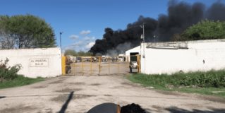 Explosión en empresa de contenedores de combustible en #Matamoros