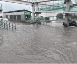 Suspenden servicio en líneas 1 y 4 del Mexibús por inundación